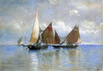 William Stanley Haseltine : Venetian Fishing Boats